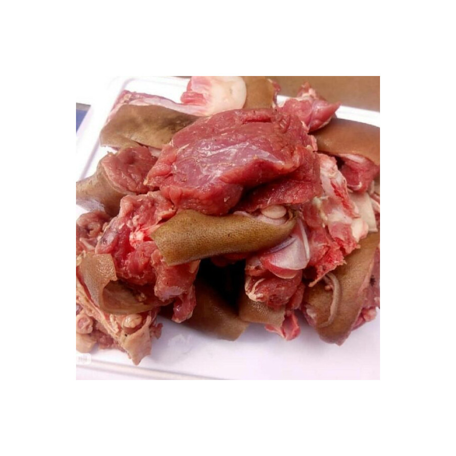 Fresh goat meat (with skin)-15lb
